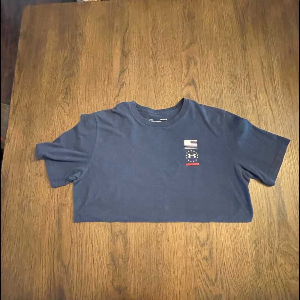 Mens UA shirt . USA blue